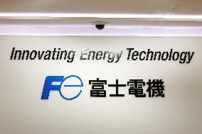 Fuji Electric signboard and logo